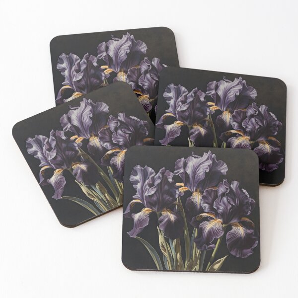 Item preview, Black Irises  designed and sold by Vanover Designs.