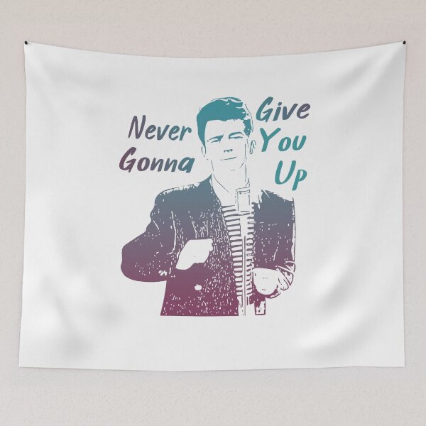 Item preview, Never Gonna Give You Up. designed and sold by BertscheFranz.
