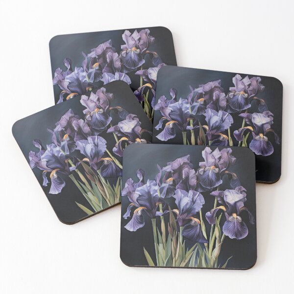 Item preview, Black Irises  designed and sold by Vanover Designs.