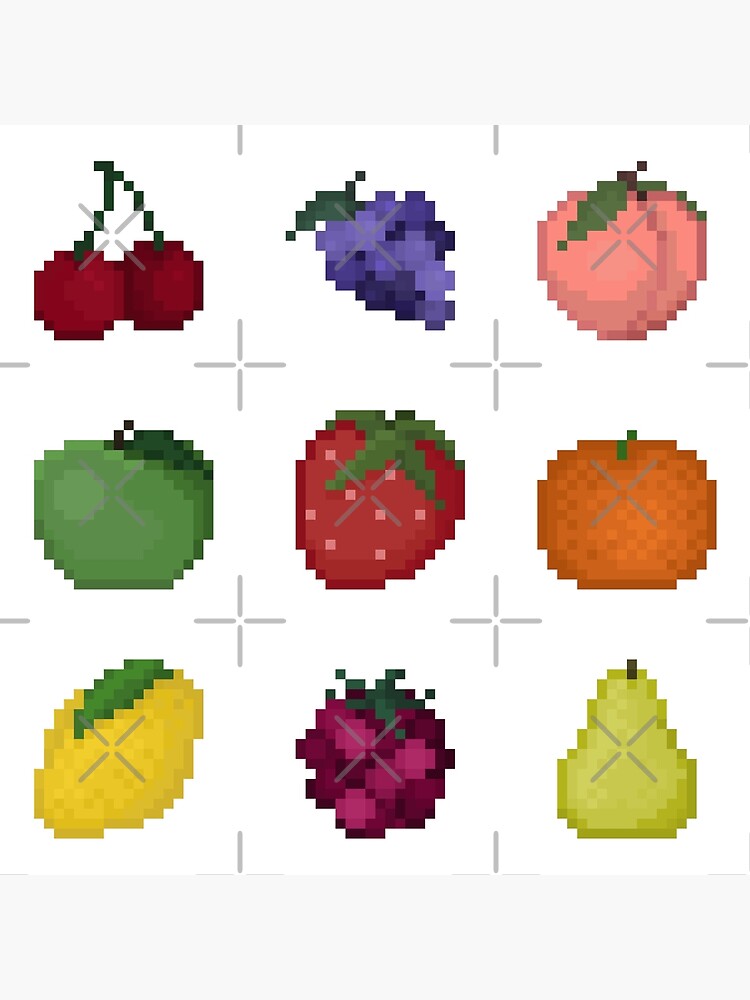 Fruit Pixel Art Graphic by Chanthimanartwork · Creative Fabrica