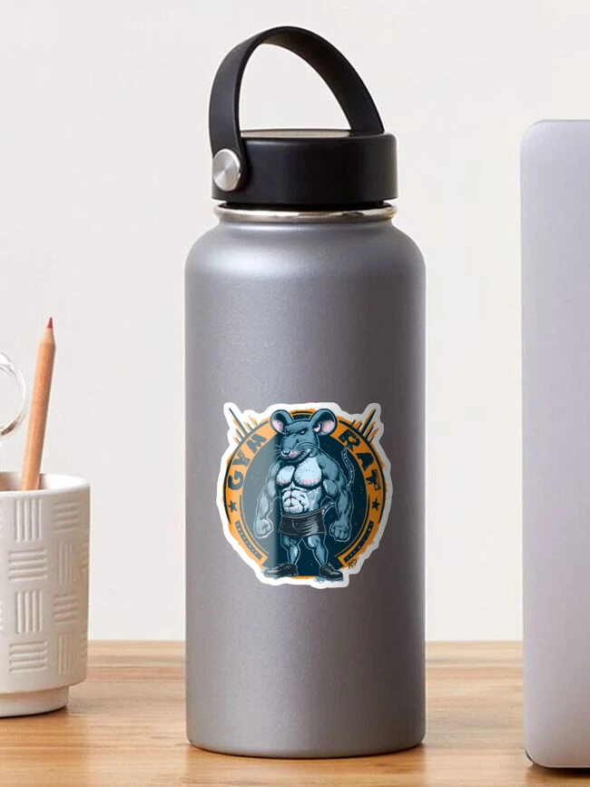 Water Bottle for Gym Rat, Personalized Lifting Bottle for Men