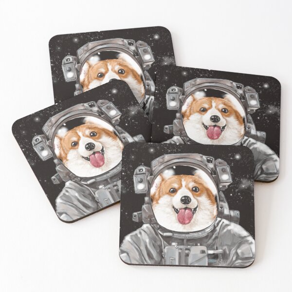 Item preview, Astronaut Corgi Selfie designed and sold by bignosework.