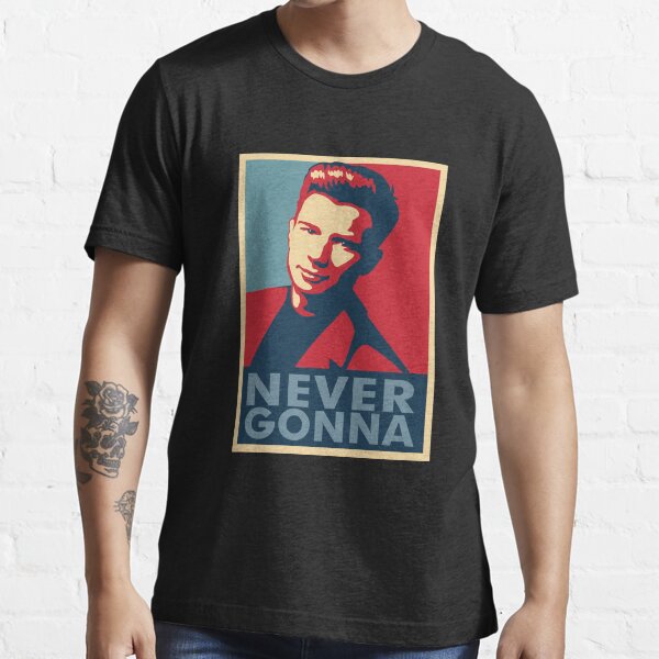 Rick Roll Video Link Pastel Retro Tee Shirt Design | Pin