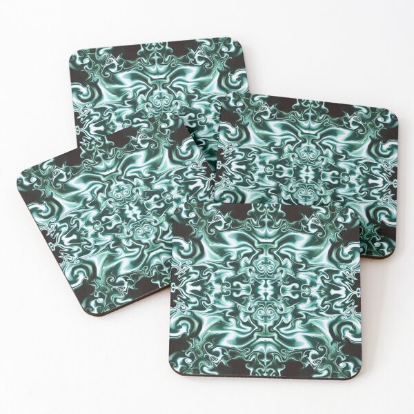Item preview, Teal Satin Pattern designed and sold by JenConArt.