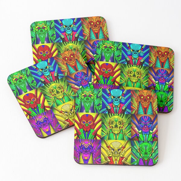 Item preview, psychedelic bug aliens designed and sold by weirdove.