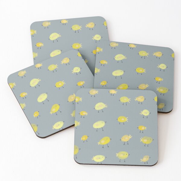 Item preview, Little yellow birds pattern for children.  designed and sold by FlowerGirlinHat.
