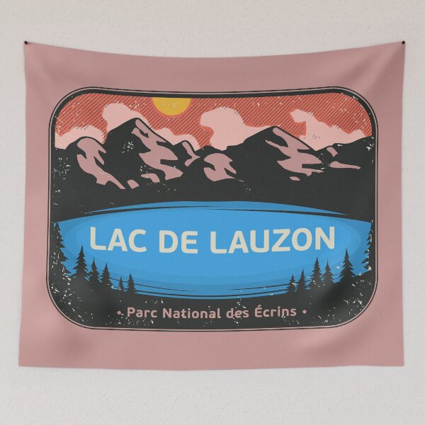 Item preview, Écrins National Park, Lac de Lauzon lake, France designed and sold by studio838.