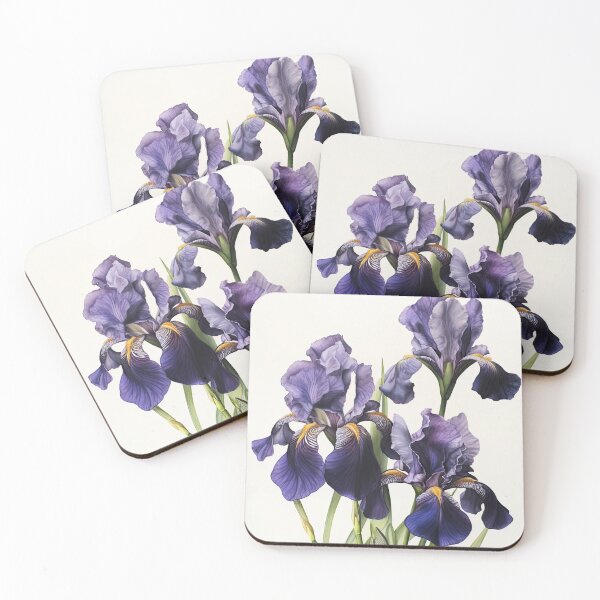 Item preview, Black Irises  designed and sold by Vanover Designs.