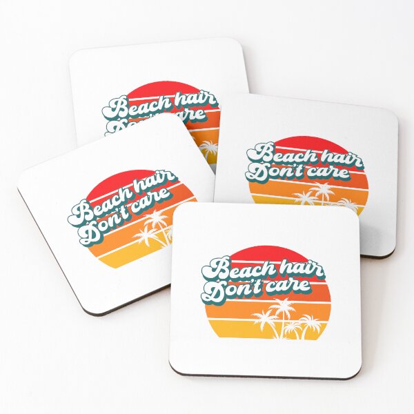 Item preview, BEACH HAIR DON'T CARE Retro Vacation Funny Summer Quote designed and sold by w1ckerman.