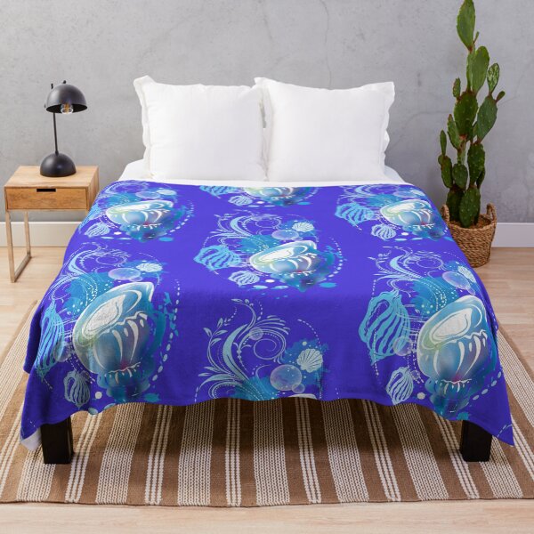 Item preview, Illustration, Blue cartoon shell. Print. designed and sold by Senior-Kuzmin.