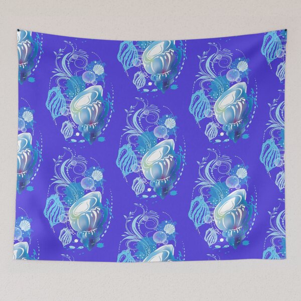Item preview, Illustration, Blue cartoon shell. Print. designed and sold by Senior-Kuzmin.