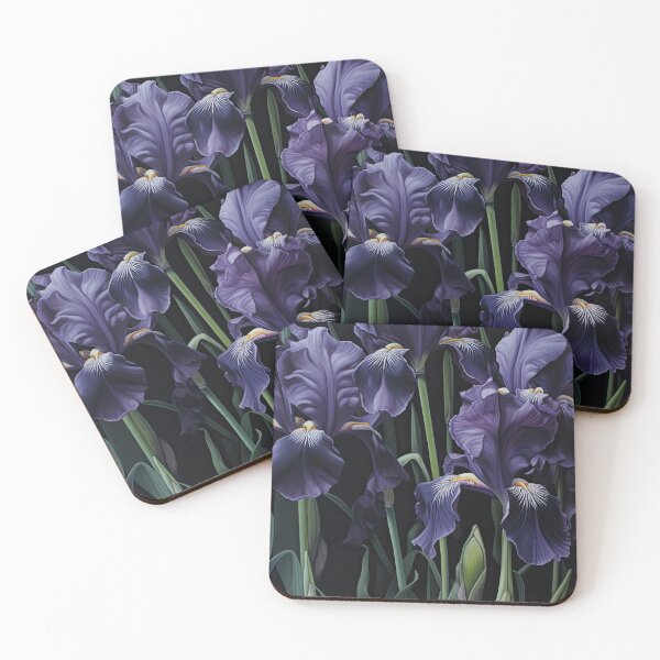 Item preview, Black Irises  designed and sold by Vanover Designs.