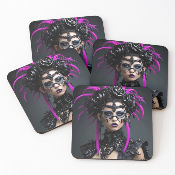 Item preview, Cyberpunk Girl designed and sold by RaveToTheGrave.