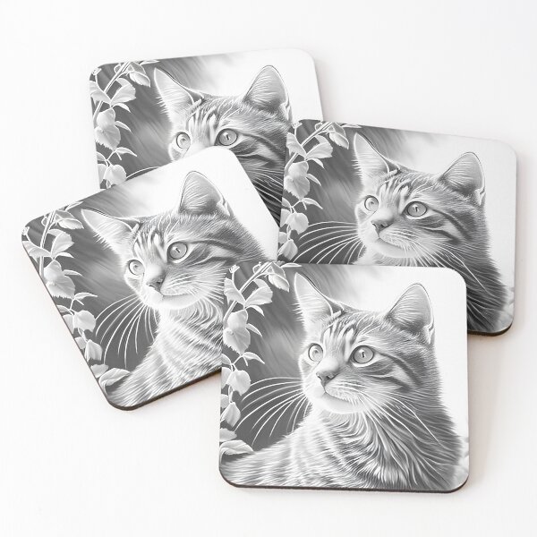 Item preview, Cat pencil drawing  designed and sold by Pencil-Art.
