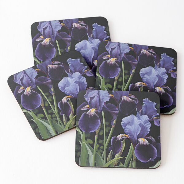 Item preview, Black Irises  designed and sold by Vanover Designs.