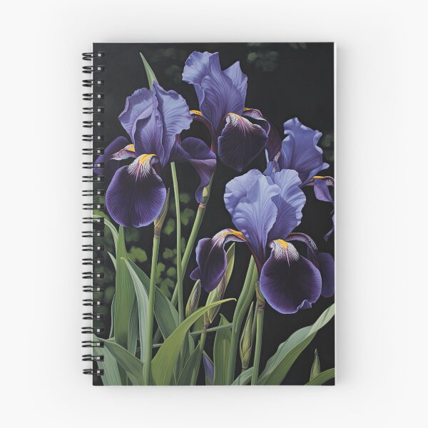 Item preview, Black Irises  designed and sold by Vanover Designs.