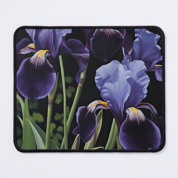 Item preview, Black Irises  designed and sold by Vanover Designs.