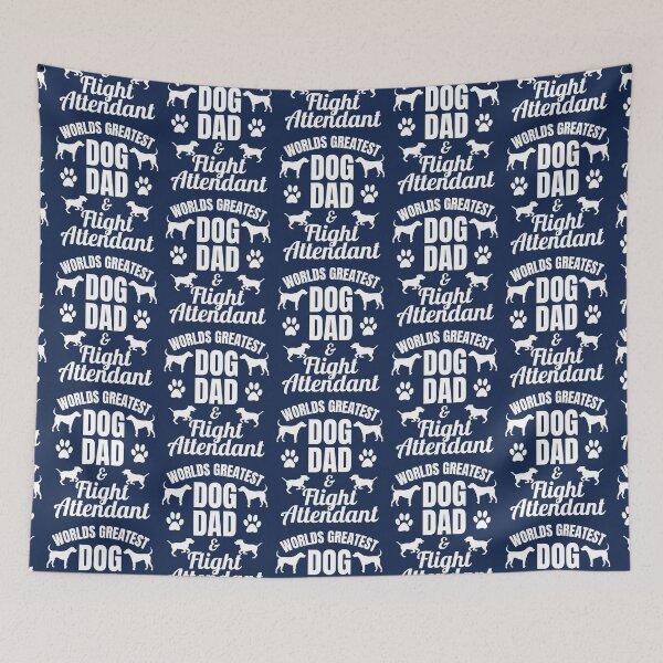 Item preview, Worlds Greatest Dog Dad And Flight Attendant | Featuring An Alternative Design On Selected Products designed and sold by McThingummy.