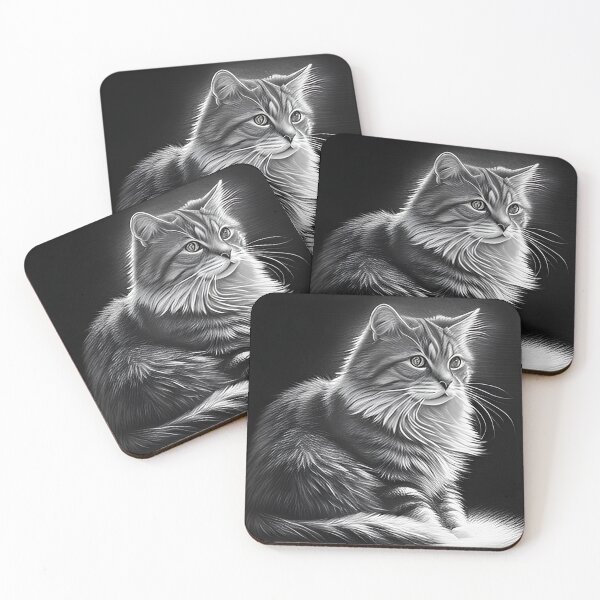 Item preview, Cat pencil drawing  designed and sold by Pencil-Art.
