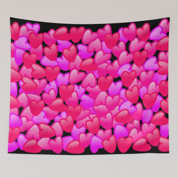 Item preview, Hearts for you with black background designed and sold by Binas-gallery.
