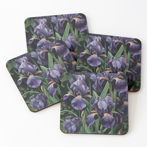 Item preview, Black Irises  designed and sold by Vanover Designs.