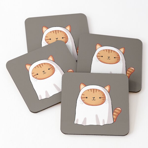 Item preview, Cute ghost cat  designed and sold by Mayarart.