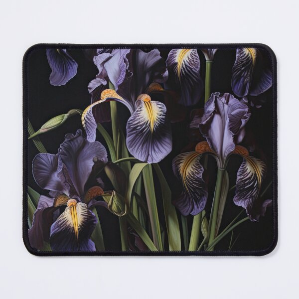 Item preview, Black Irises  designed and sold by Vanover Designs.