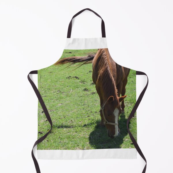 Item preview, Horse Grazing in Pasture with Tail Blowing in the Wind designed and sold by Anthony Ryan Parrish.