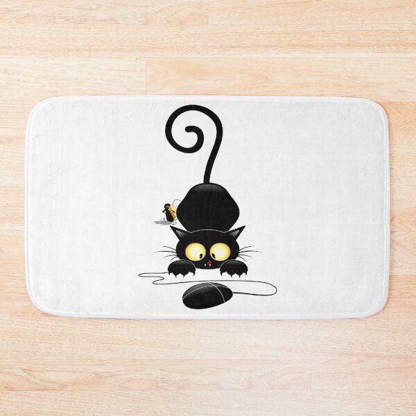 Item preview, Cat chasing a...Computer Mouse Humorous Characters designed and sold by BluedarkArt.