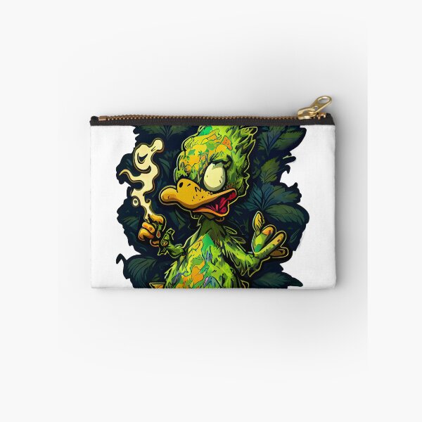 Item preview, cute high duck smoking weed designed and sold by futuresimo04.