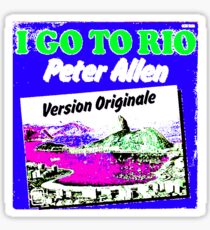 i go to rio Sticker