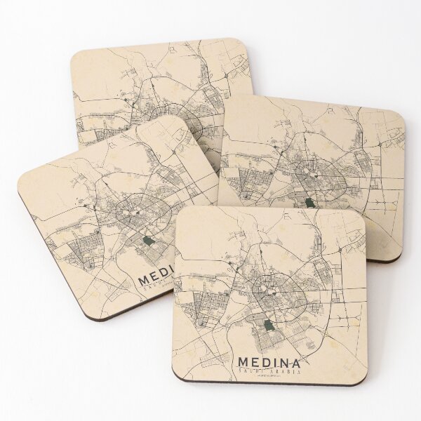 Item preview, Medina City Map of Saudi Arabia - Vintage designed and sold by deMAP.