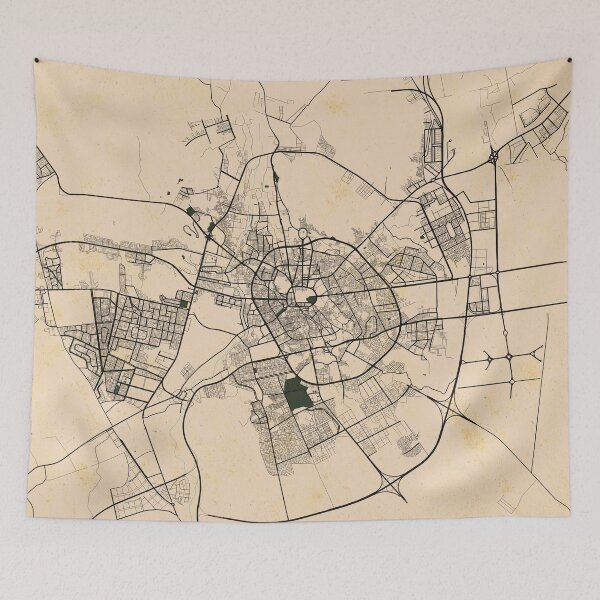Item preview, Medina City Map of Saudi Arabia - Vintage designed and sold by deMAP.