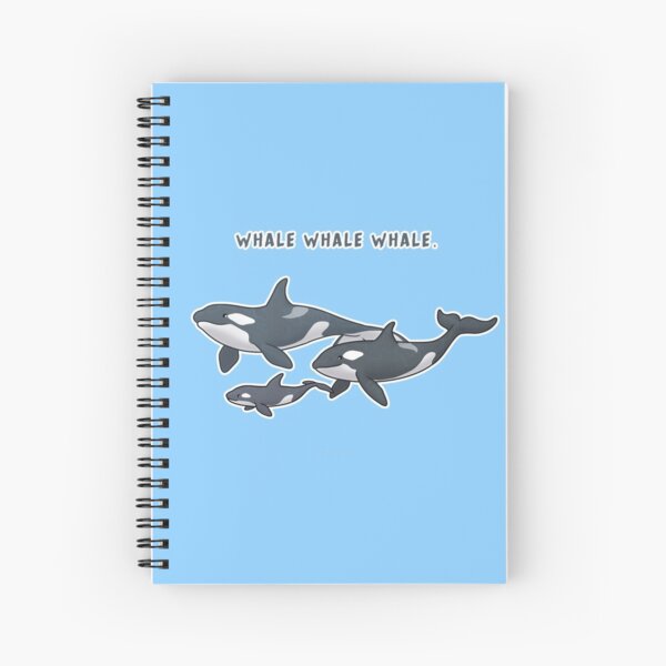 WHALE WHALE WHALE Spiral Notebook