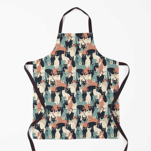 Item preview, Retro Cat Pattern | Vintage 1950s Colors for Cat Lovers Everywhere designed and sold by Retro-ArtDeco.