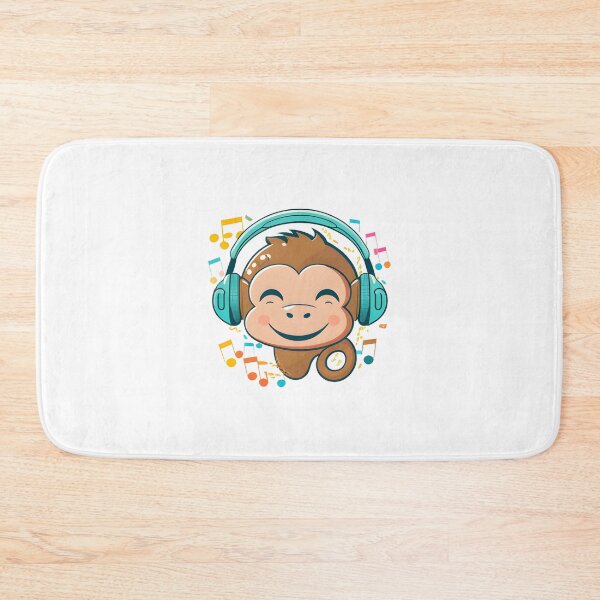 Item preview, Monkey in the music designed and sold by Siamcatshop.