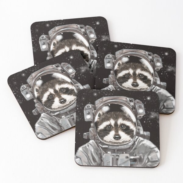 Item preview, Astronaut Raccoon Selfie designed and sold by bignosework.