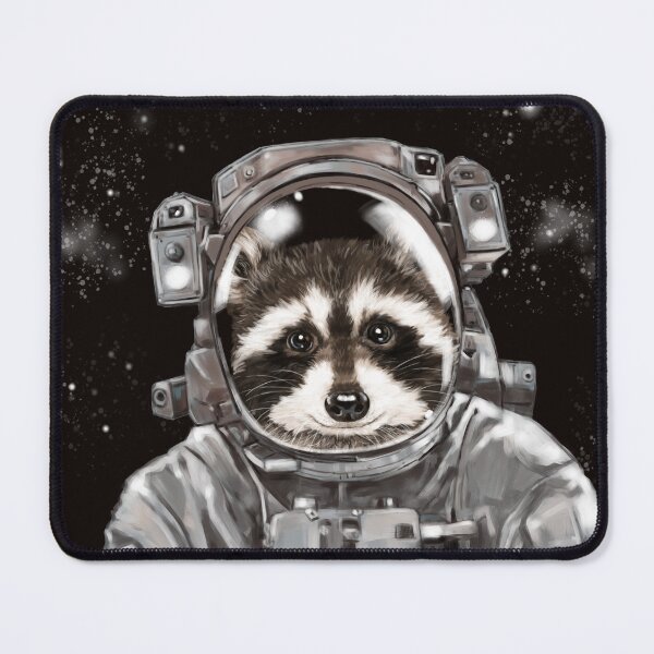 Item preview, Astronaut Raccoon Selfie designed and sold by bignosework.
