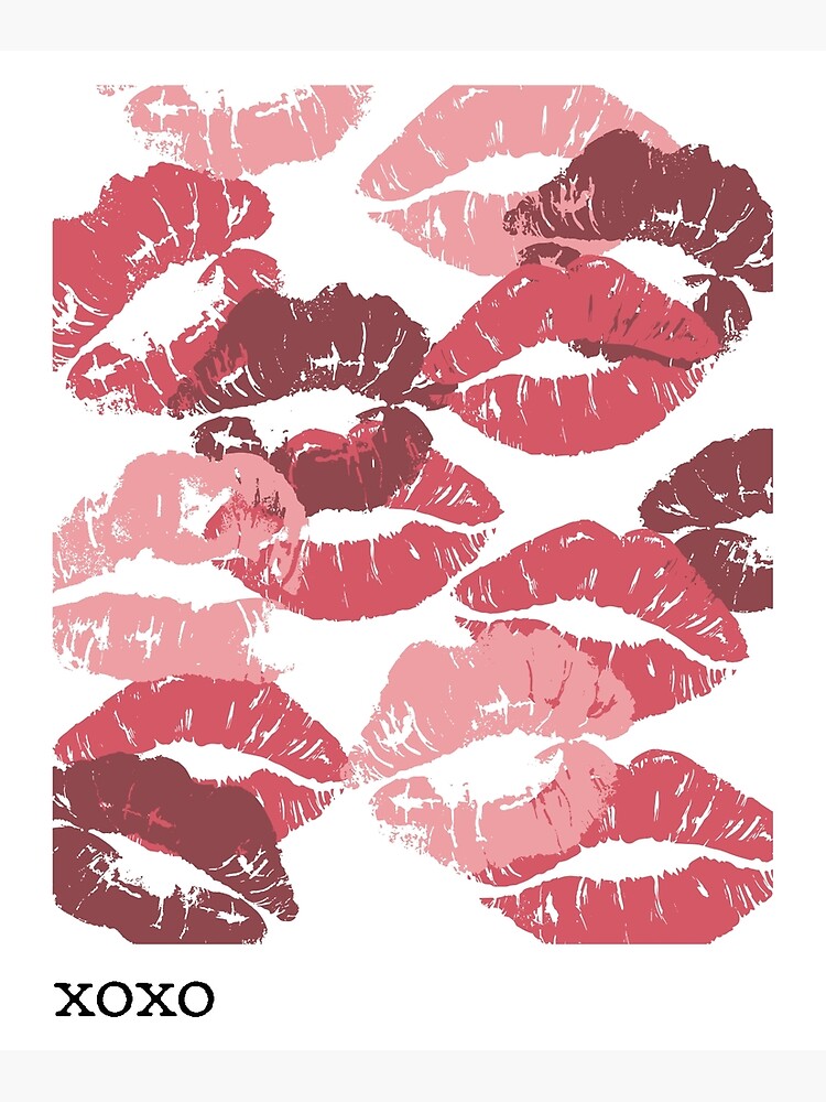 Discover kisses xoxo Premium Matte Vertical Poster