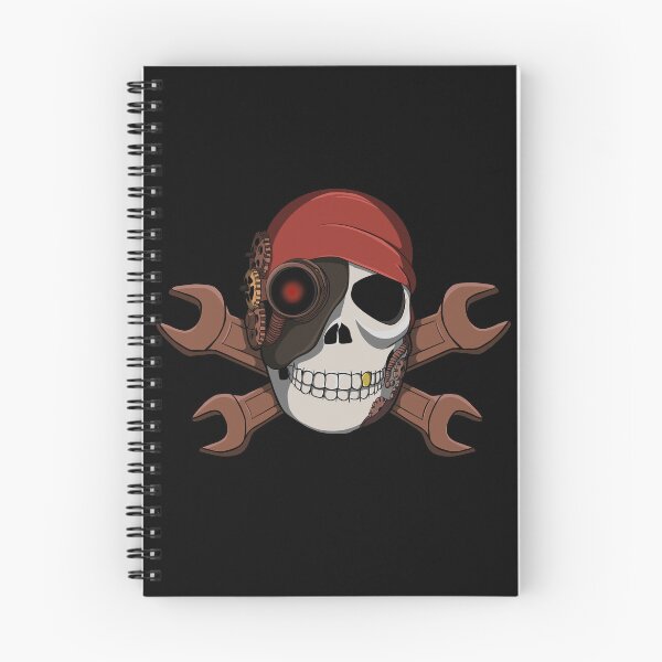 Item preview, Steampunk Pirate Flag designed and sold by Crafty Ninja Shop.