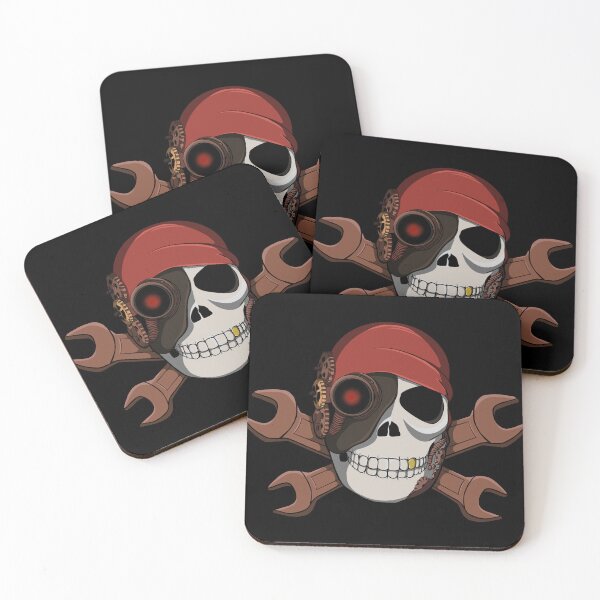Item preview, Steampunk Pirate Flag designed and sold by Crafty Ninja Shop.