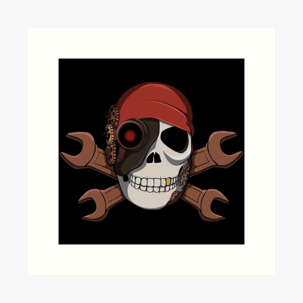 Steampunk Pirate Art Prints for Sale