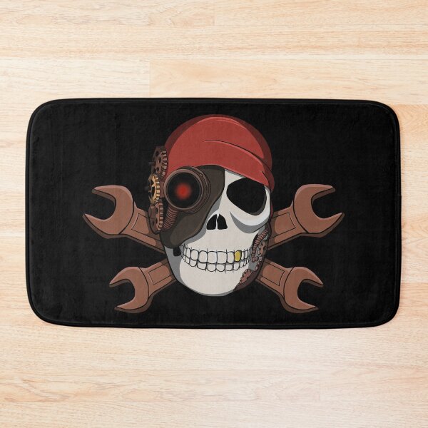 Item preview, Steampunk Pirate Flag designed and sold by Crafty Ninja Shop.