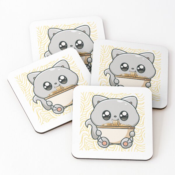 Item preview, Cat Eating Spaghetti Cute designed and sold by LivingTheDream7.