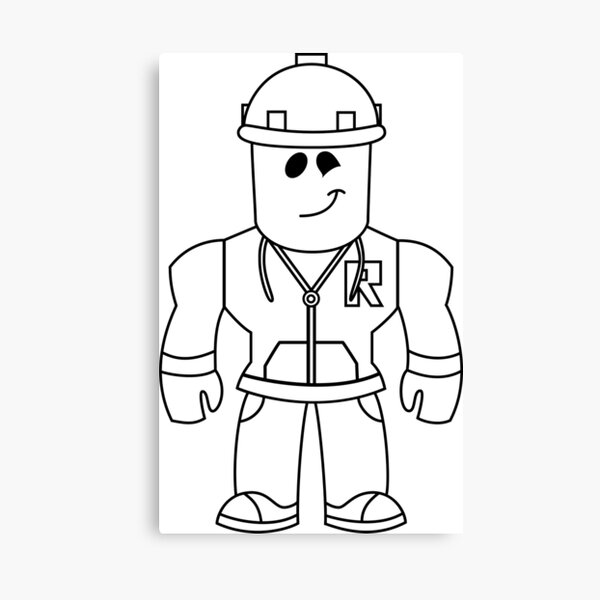 Roblox Unicorn Avatar Coloring Page