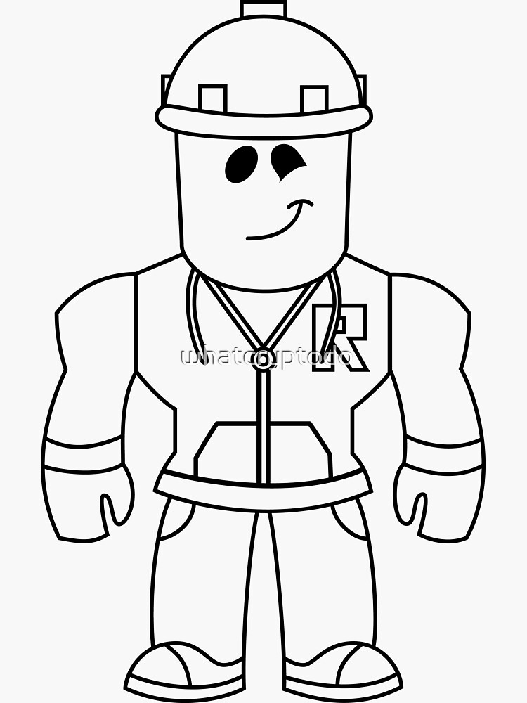 Roblox Avatar  Sticker for Sale by whatcryptodo