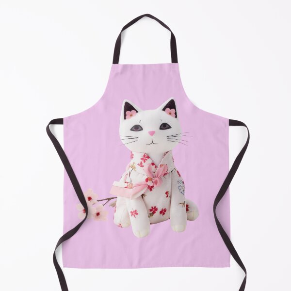 Item preview, Adorable Japanese Sakura Cat Plush - Cherry Blossom designed and sold by TVBArchive.