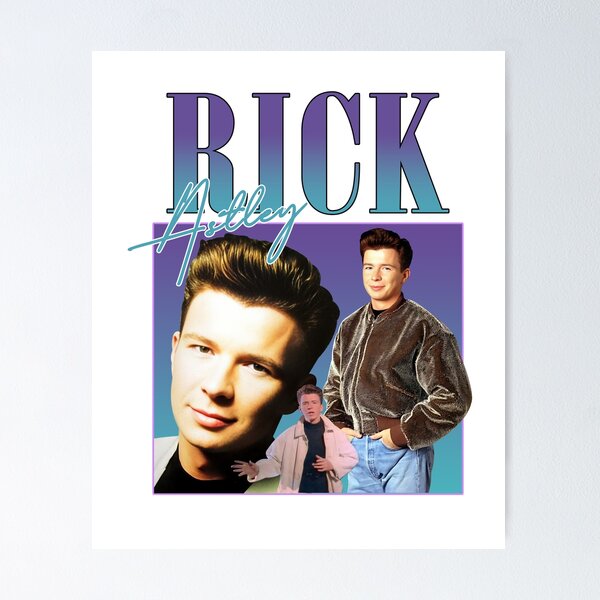 Movie poster of rick astley's quest for the legendary rickroll amulet