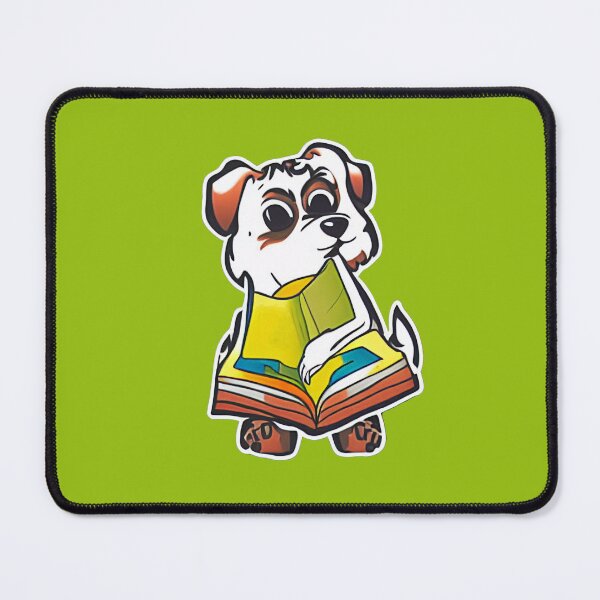 Item preview, Doggy Enjoying a Book designed and sold by AbstractBEE.