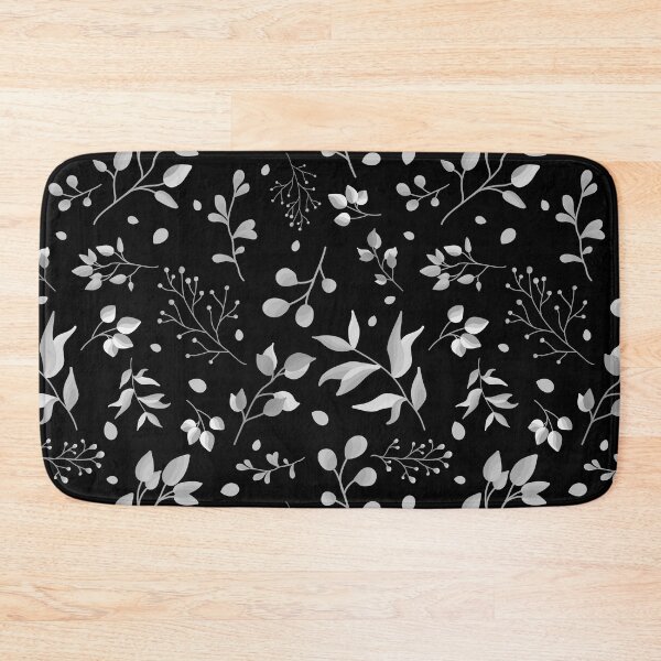 Item preview, White leaves seamless pattern designed and sold by Nesdigiart.